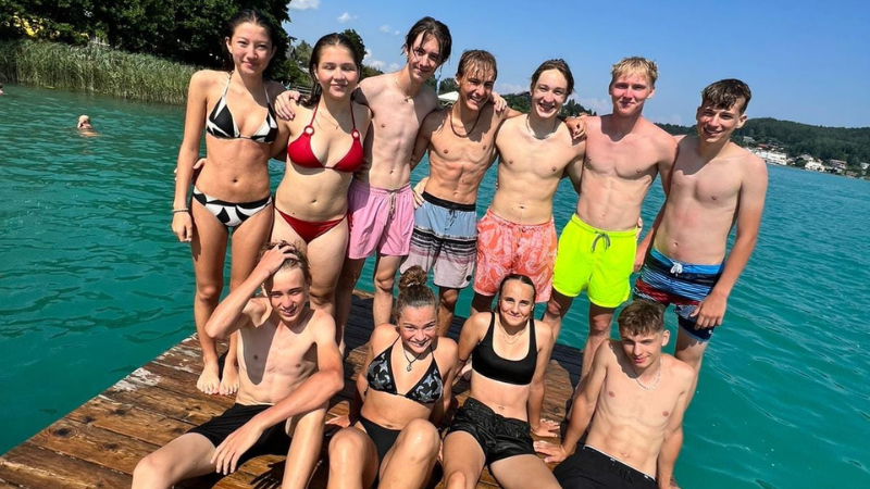 Deltagare från Sverige och Slovakien under den lediga dagen. Foto: Marit Stub Nybelius. 