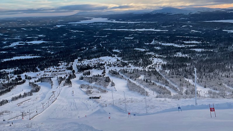Världscupbacken, Ripbranten, i Trillevallen. Foto. Olle Collberg. 