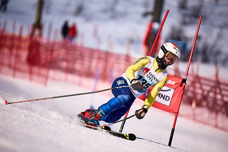 Oscar Ahlqvist, Vemdalens Alpina. Foto: Sam Decout/FIS